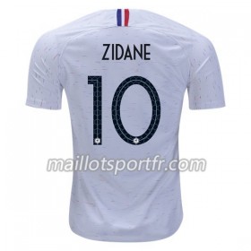 Maillot de Foot France Zidane 10 Exterieur Coupe du monde 2018